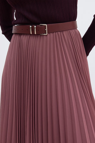 Pleated Skirt Dusty Rose