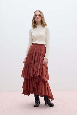 Tiered Boho Voile Skirt Tile