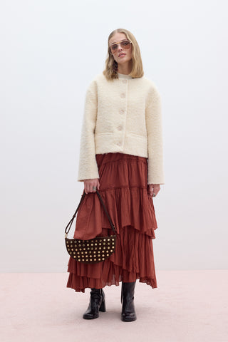 Tiered Boho Voile Skirt Tile