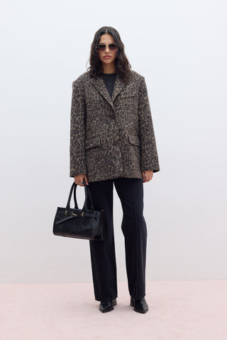 Patterned Cachet Jacket Leopard