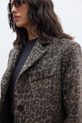 Patterned Cachet Jacket Leopard