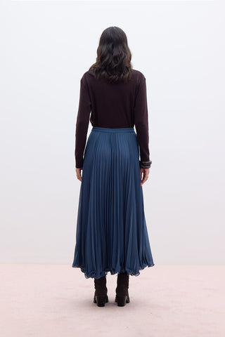Pleated Skirt Teal