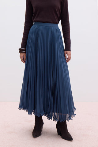 Pleated Skirt Teal
