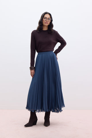 Pleated Skirt Teal
