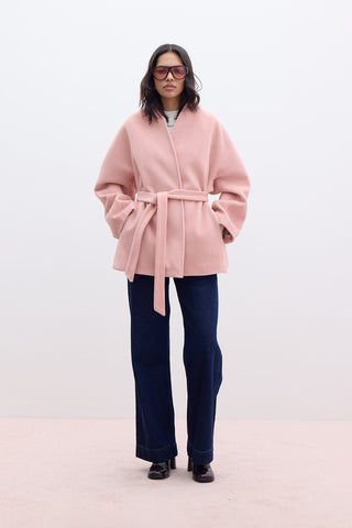Kimono Style Cachet Coat Powder