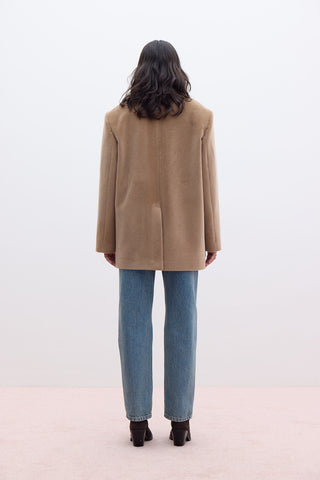Belted Cachet Jacket Camel