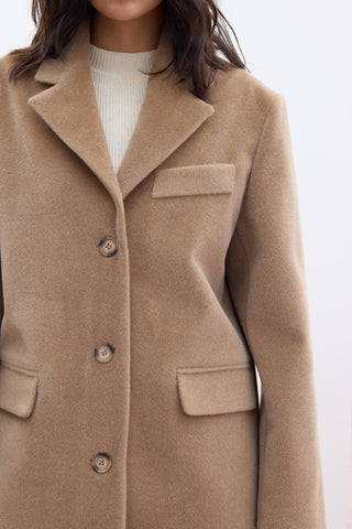 Belted Cachet Jacket Camel