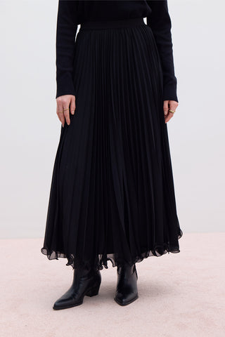 Pleated Skirt Black