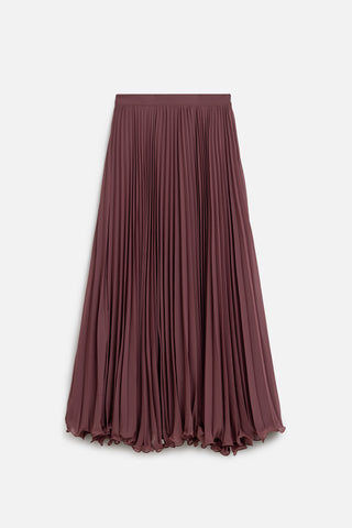 Pleated Skirt Dusty Rose