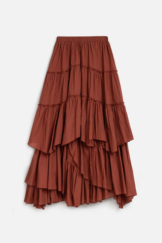 Tiered Boho Voile Skirt Tile
