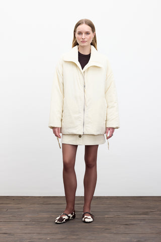 Fermuarlı Ceket Vanilya