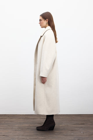 Straight Cut Cachet Coat Beige