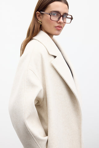 Straight Cut Cachet Coat Beige