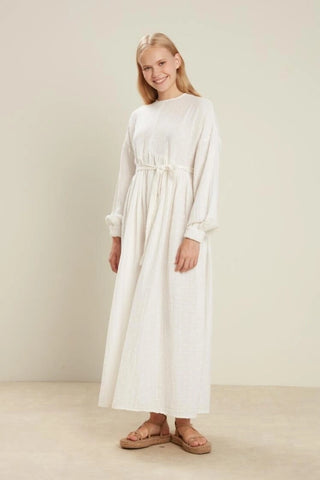 Oversized Muslin Dress Ecru