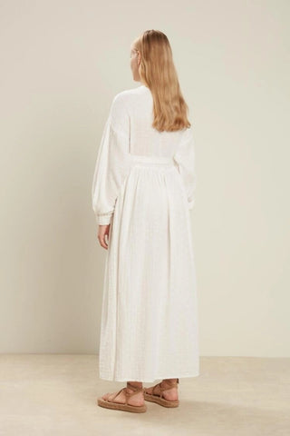 Oversized Muslin Dress Ecru