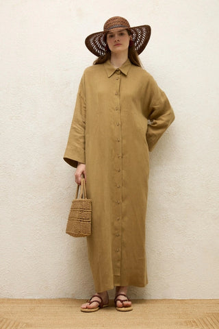 Linen Dress Sahara