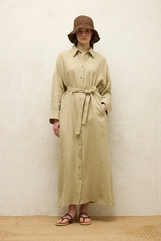 Linen Dress Sage