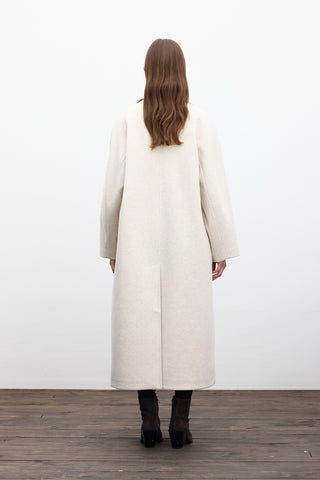 Straight Cut Cachet Coat Beige