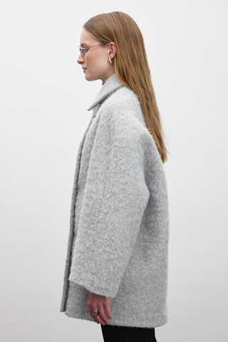 Double Breasted Cachet Coat Grey