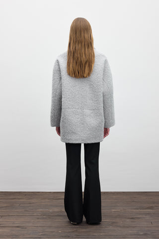 Double Breasted Cachet Coat Grey