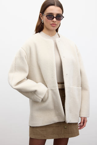 Pocketed Cachet Coat Beige