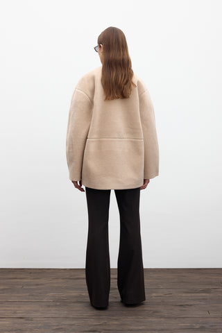 Pocketed Cachet Coat Latte