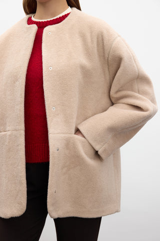 Pocketed Cachet Coat Latte