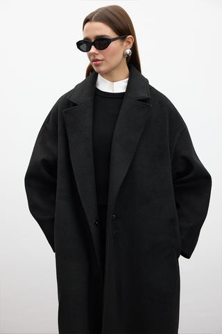 Straight Cut Cachet Coat Black