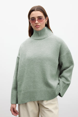 Oversized Soft Sweater Mint