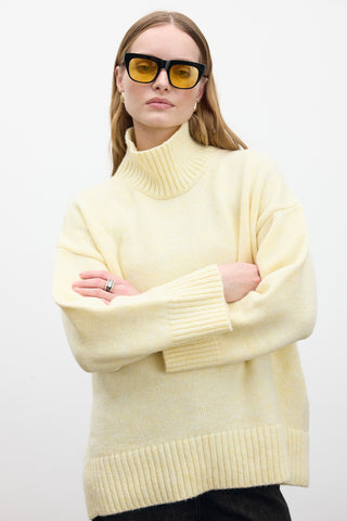 Oversized Soft Sweater Yellow