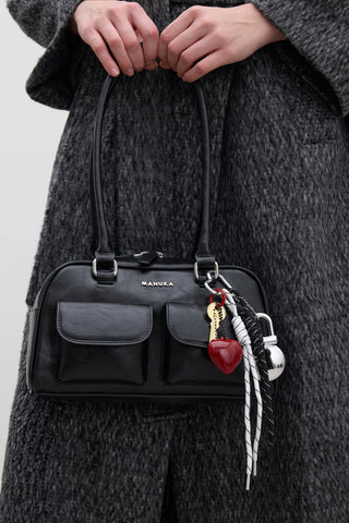 Lock Detail Bag Charm Standard