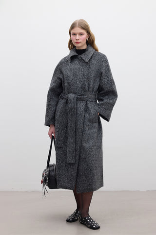 Diana Maxi Premium Coat Anthracite