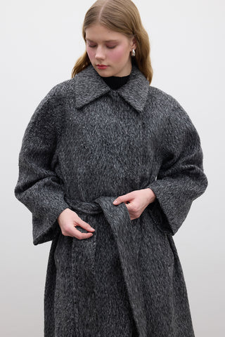 Diana Maxi Premium Coat Anthracite