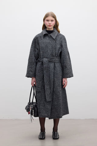 Diana Maxi Premium Coat Anthracite