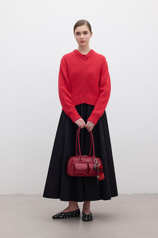 Retro Pocket Bag Burgundy