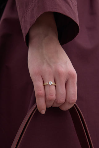 Mixed Detail Ring Light Yellow