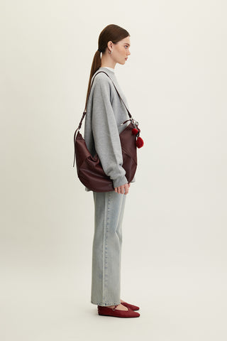 Oversized Basic Sweatshirt Grey Melange