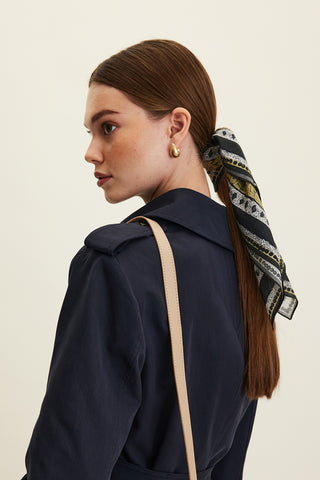 Desenli Pamuk Eşarp Nany