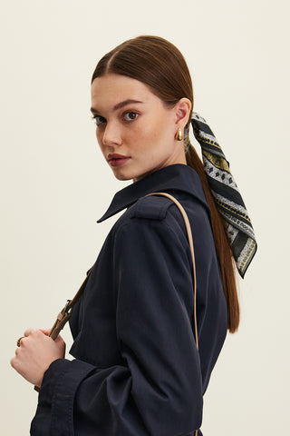 Desenli Pamuk Eşarp Nany