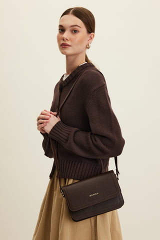 Cover Shoulder Bag Dark Brown