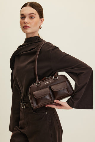 Retro Pocket Bag Brown