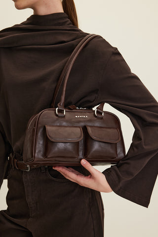Retro Pocket Bag Brown