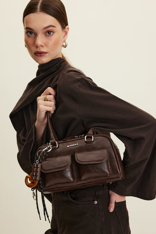 Retro Pocket Bag Brown