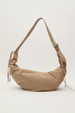 Ruched Crossbody Bag Sand
