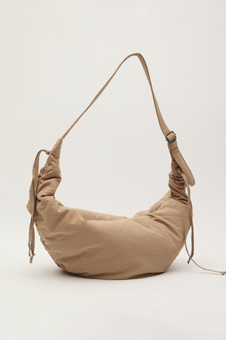 Ruched Crossbody Bag Sand