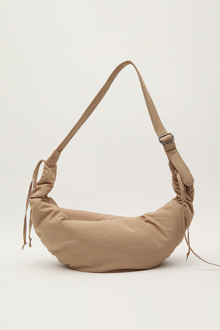 Ruched Crossbody Bag Sand