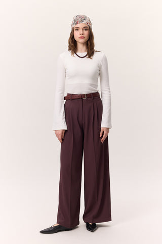 Flared Sleeve Bodysuit Ecru