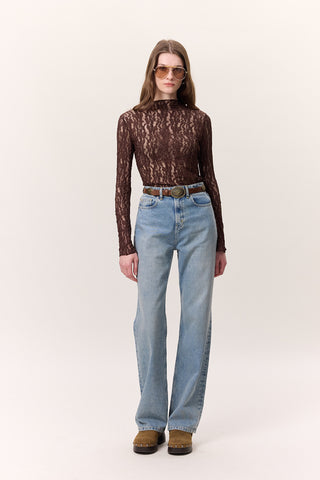 Dantelli Bodysuit Kahverengi