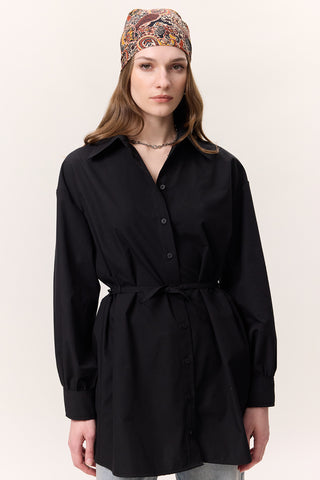 Belted Tunic Black