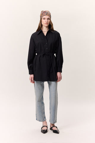 Belted Tunic Black
